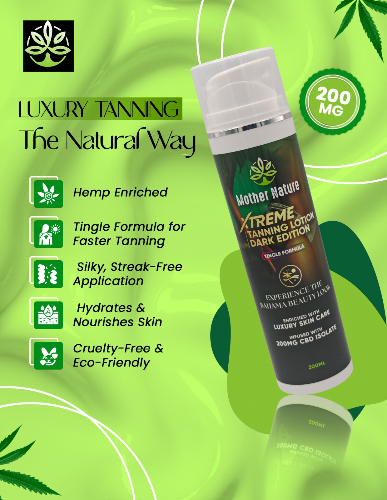 Hemp Tanning Accelerator UK – Tingle Formula for Deep Glow